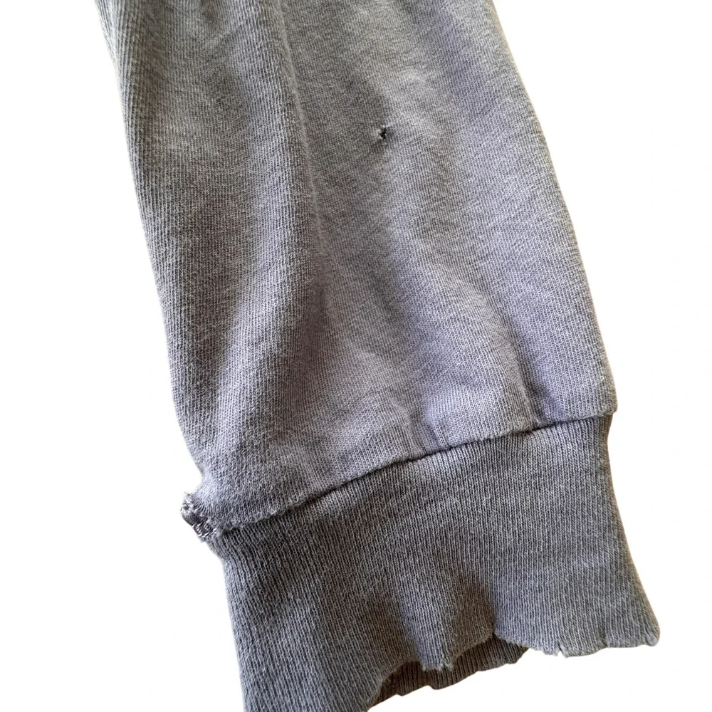 Y2K Victoria Secret PINK Long Sleeve TShirt Womens S Distressed Purple Lounge - Picture 2 of 13